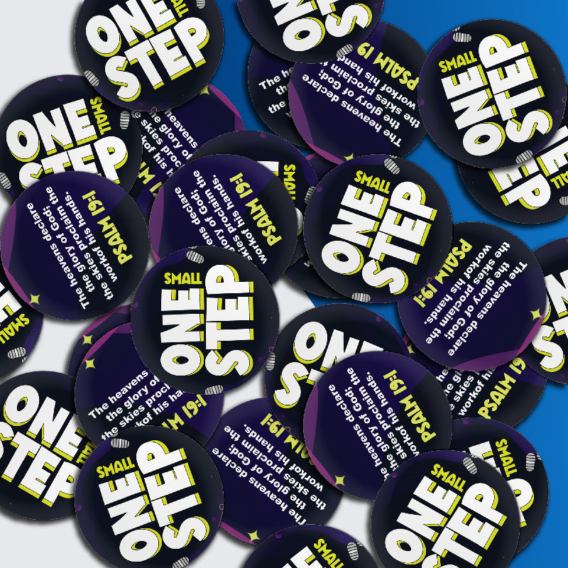 One Small Step Stickers