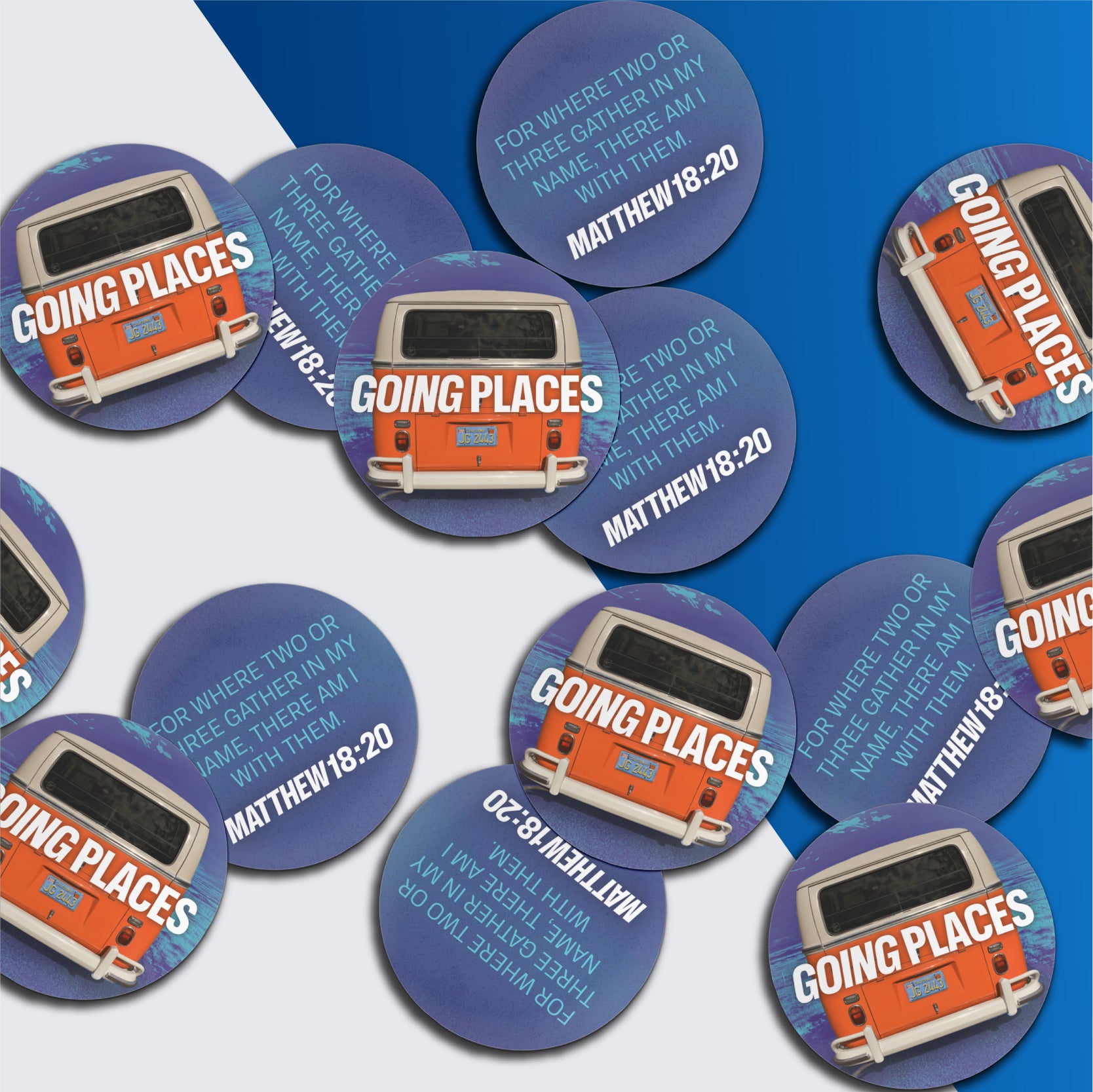 Going Places Stickers