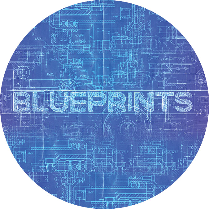 Blueprints Stickers