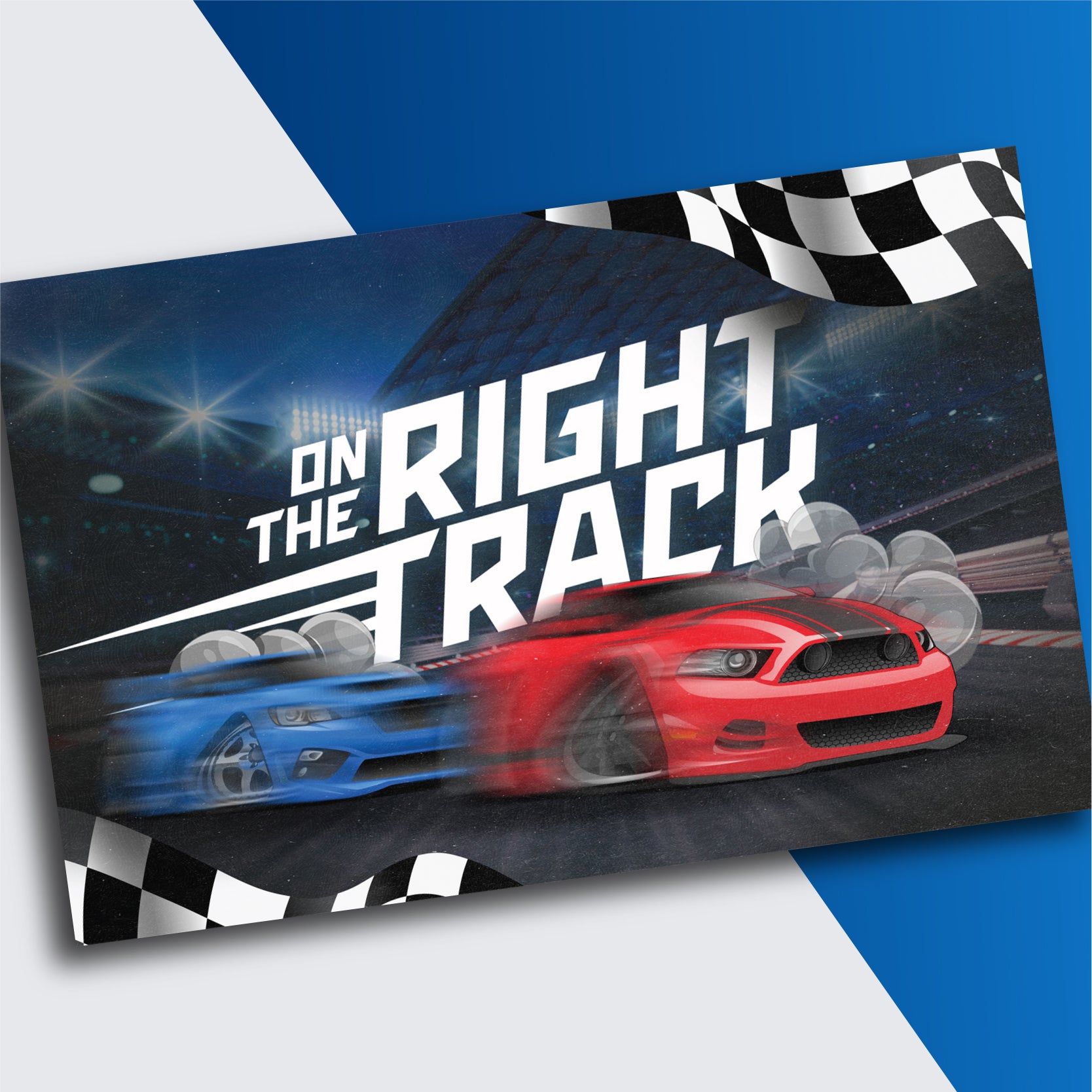 On The Right Track Posters