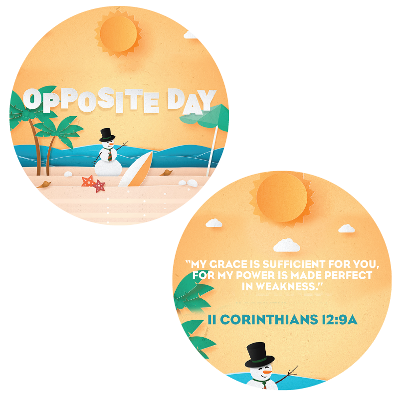 Opposite Day Stickers