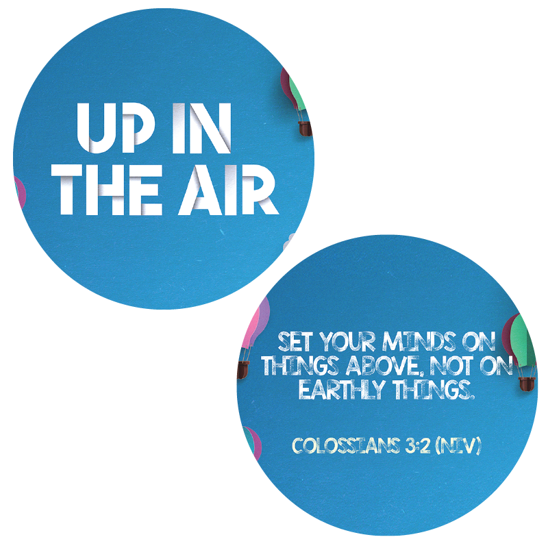 Up In The Air Stickers